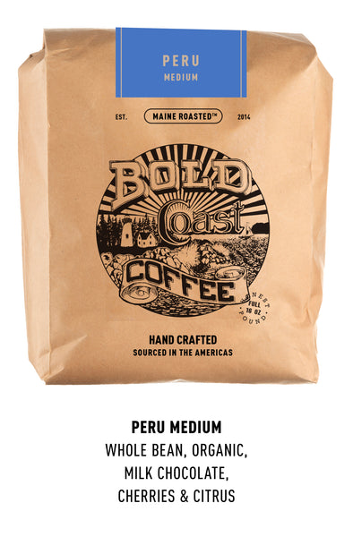 Peru (Medium or Dark Roast)